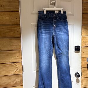 Blue High-Waisted Jeans Boot Cut size 4L